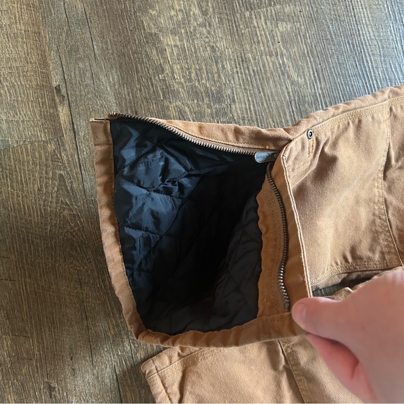 Carhartt Everyday Bibs Overalls Brown Toddler Kids Tan Size 4 - Picture 5 of 6